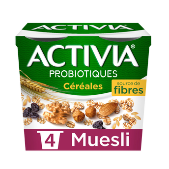 Image de Yaourt céréales bifidus muesli ACTIVIA