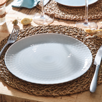 Image de Assiette plate 25cm opale pampille