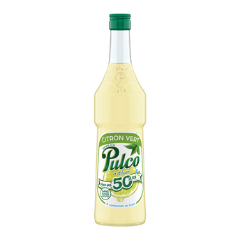 Image de Boisson concentrée à diluer au citron vert PULCO - bouteille de