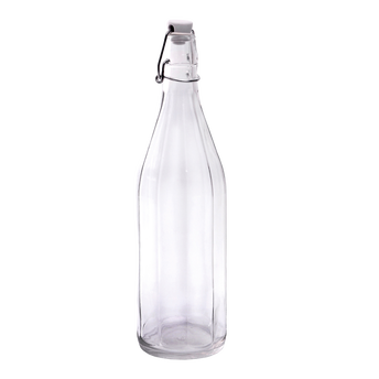 Image de Bouteille 1l verre transparent