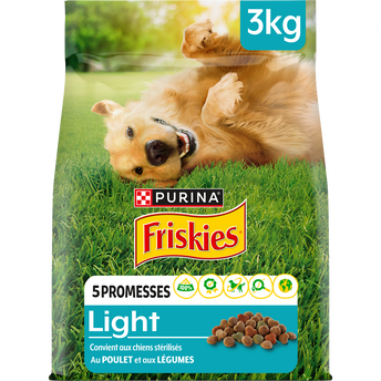Image de Croquettes pour chien adulte Light Poulet FRISKIES