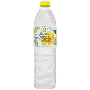 Image de U
Boisson à base d'eau de source arômatisée citron-citron vert sans sucre