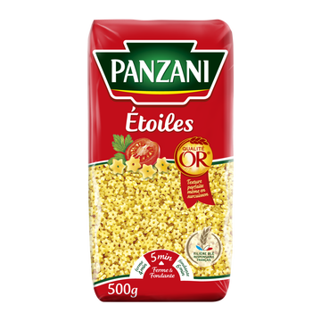 Panzani Pâtes À Potage Étoiles Panzani, Paquet De 500g