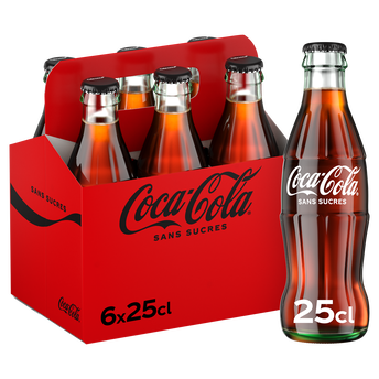 Image de Soda COCA-COLA sans sucres - Pack Canettes