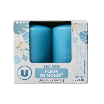 Image de U
Bougie 48x80mm fleur de monoï