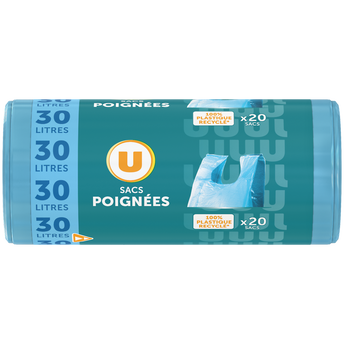 Image de U
Sacs poubelle à poignées 30 litres