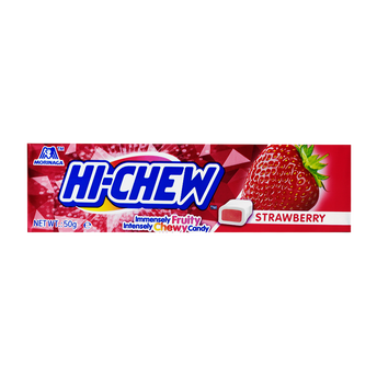 Image de Bonbons à mâcher saveur fraise, HI-CHEW, boîte présentoir 15 étuis