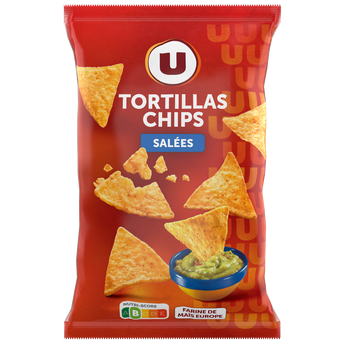 Image de U
Tortilla chips goût salé paquet de