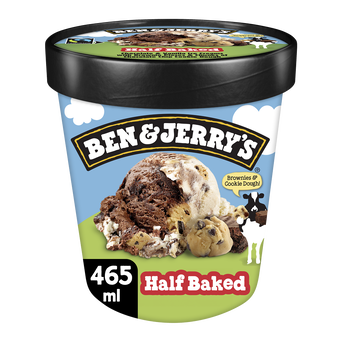 Image de Crème glacée pot chocolat vanille half baked BEN & JERRY'S