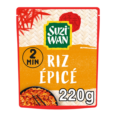 Riz Micro Ondable Epicé SUZIWAN 220g - Super U, Hyper U, U Express ...