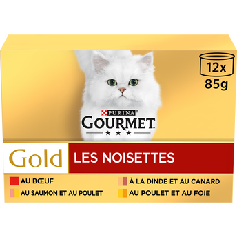 Image de Sachets fraîcheur pour chat GOLD Les Noisettes GOURMET