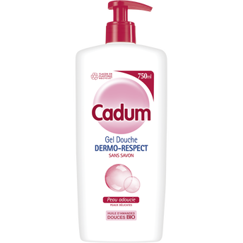 Image de Gel douche Dermo Respect CADUM Flacon Pompe 750