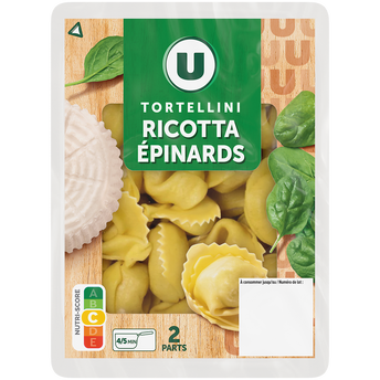 Image de U
Tortellini ricotta épinards