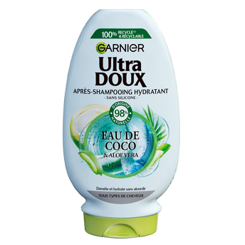 Image de Après-Shampooing Hydratant Eau de Coco Aloe Vera ULTRA DOUX