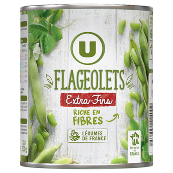 Image de U
Flageolets verts extra-fins - Boîte