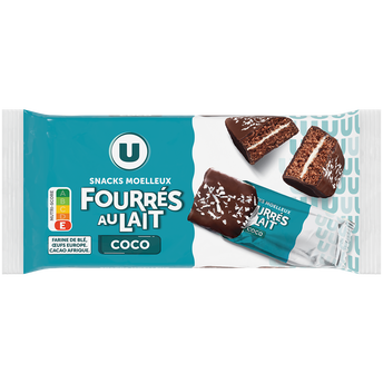 Image de U
Gâteau Moelleux coco fourré au lait