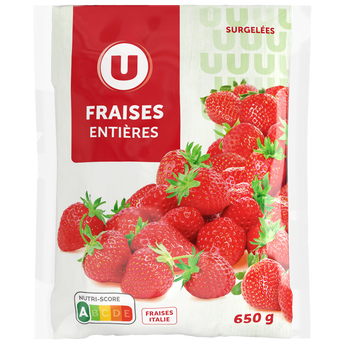 Image de U
Fraises entières surgelées