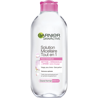 Image de Solution Micellaire Tout En 1 Pour Peaux Sensibles GARNIER - Flacon