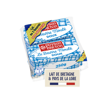 Paysan Breton Beurre Moulé Doux 82%mg Paysan Breton 2x250g