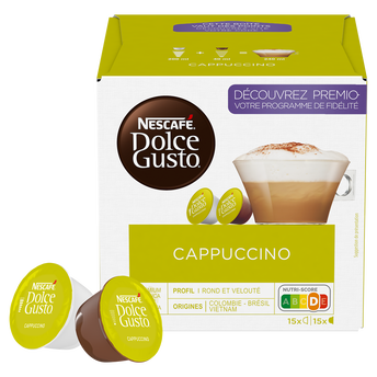Image de Nescafé cappuccino DOLCE GUSTO, x30 capsules