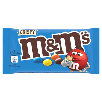Image de M&M'S crispy céréale croustillant enrobé chocolat lait