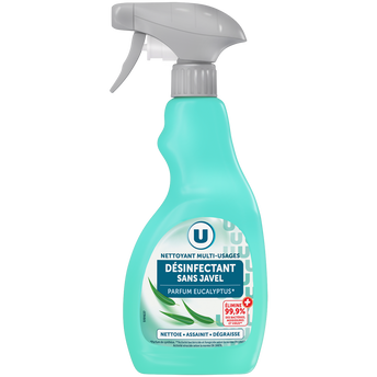 Image de U
Nettoyant désinfectant sans javel multi usages  spray de