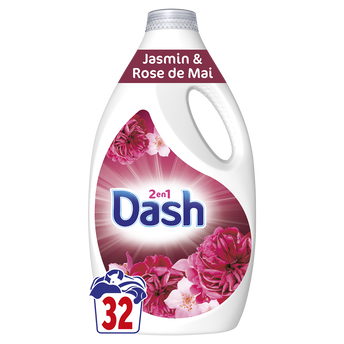 Image de Lessive liquide jasmin et rose de mai DASH - x32