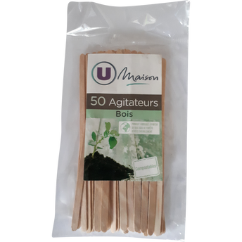 Image de U MAISON
Agitateur en bois pack de