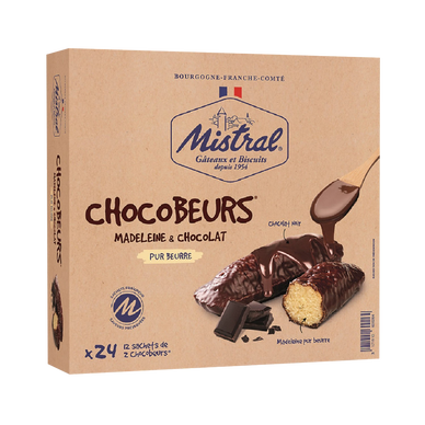Madeleines enrobées de chocolat - La Vie Claire