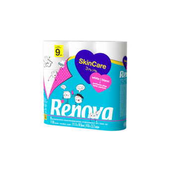 Image de Papier toilette 3 plis skincare RENOVA, X9