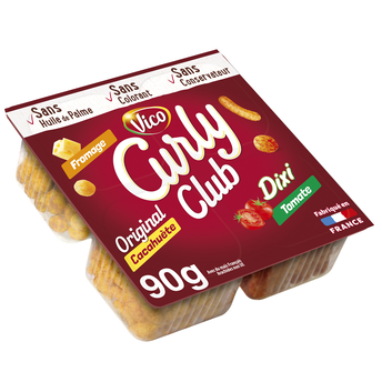 Image de Soufflés apéritif goût cacahuète CURLY
