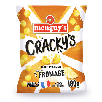 Image de Cracky's soufflés de maïs fromage, MENGUY'S