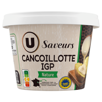 Image de U SAVEURS
Cancoillotte nature au lait pasteurisé  IGP 11% de MG, U Saveurs