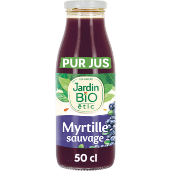 Image de Pur jus de myrtille bio JARDIN BIO
