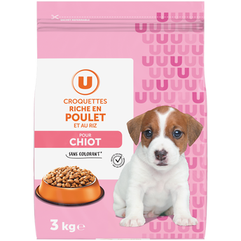 Image de U
Croquettes riche en poulet pour chiot