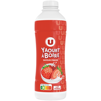 Image de U
Yaourt à boire sucré parfum fraise  bouteille de