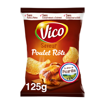 Image de Chips classique saveur Poulet roti VICO