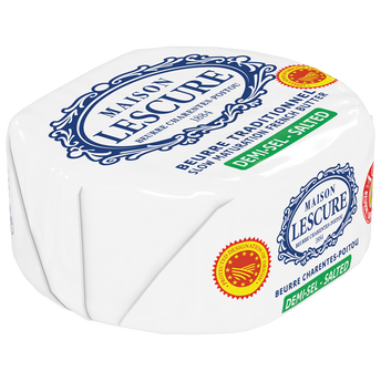Image de Beurre motte demi sel LESCURE