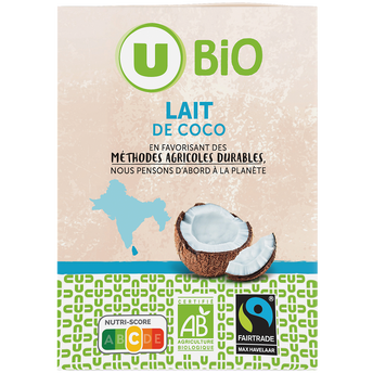 Image de U BIO
Lait de coco briquette
