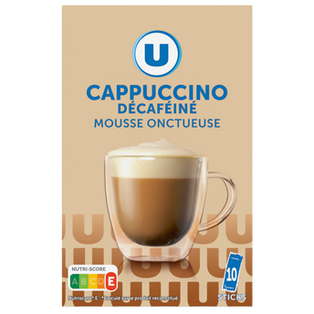 Image de U
Café capsules CAPPUCCINO DECAFEINE