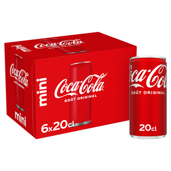 Image de Soda COCA-COLA Original - Mini Pack canettes