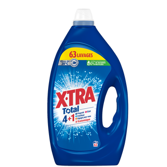 Image de Lessive liquide total 4 plus 1 propreté éclat fraîcheur X-TRA - 63