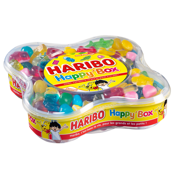 Image de Bonbons Happy box HARIBO, boîte de