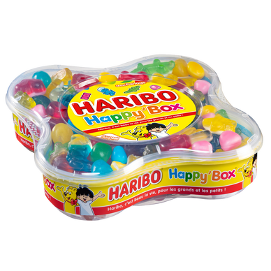 Bonbons Happy box HARIBO, boîte de 600g - Super U, Hyper U, U Express 