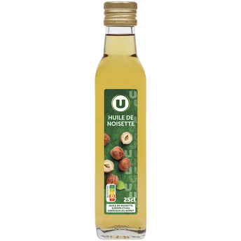 Image de U
Huile de noisette Bouteille