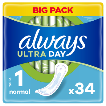 Image de Serviettes hygiéniques ultra normal taille 1 ALWAYS