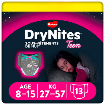 Image de Sous-vêtements de nuit drynites filles HUGGIES 27/57