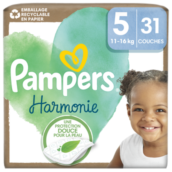 Image de Couches Géant PAMPERS Harmonie T5
