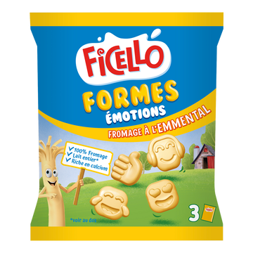 Ficello Fromage Forme Emmental Ficello - 3x22,5g