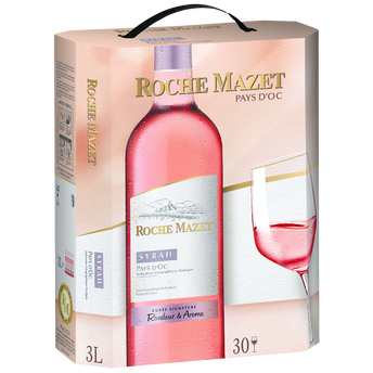 Image de Vin rosé IGP Pays d'Oc Syrah ROCHE MAZET, fontaine à vin de